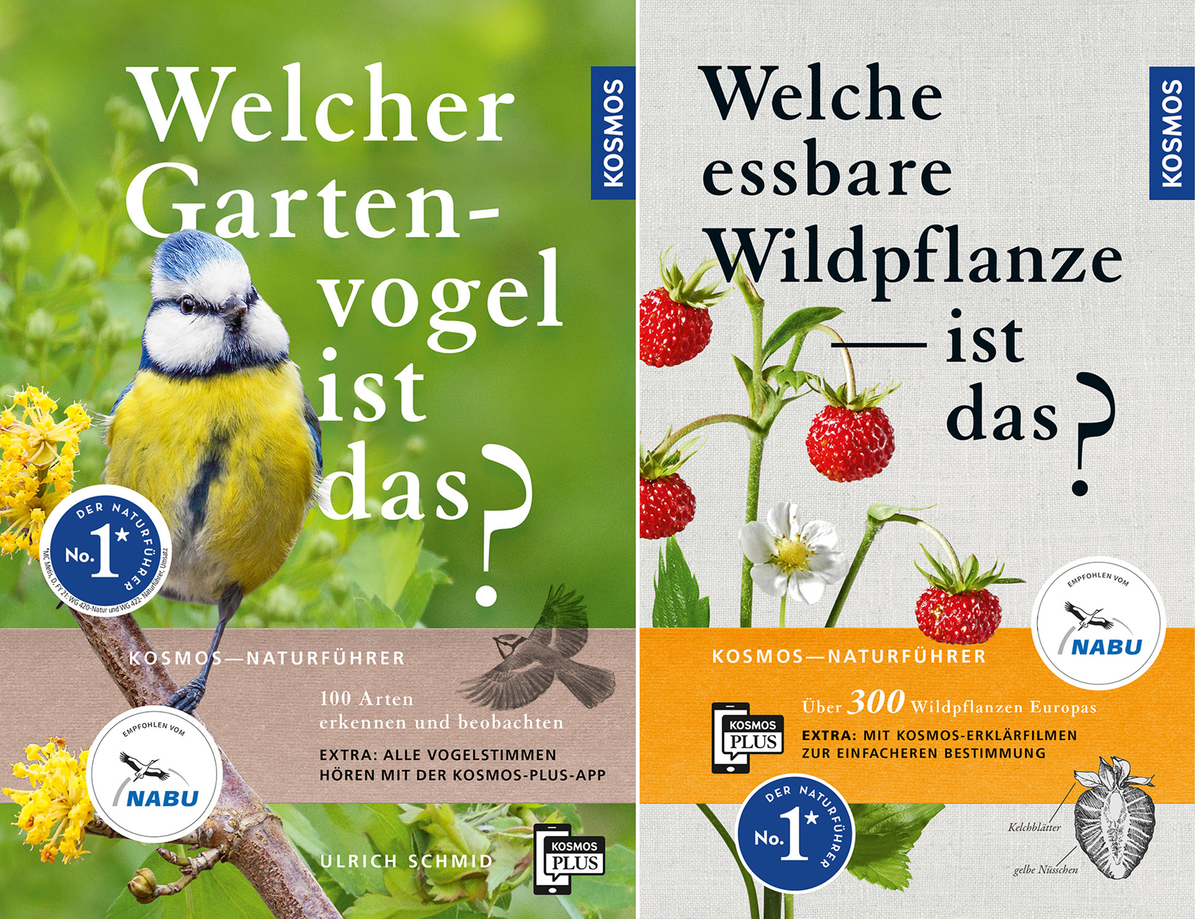 Sparpaket - Welcher Gartenvogel ist das? | Welche essbare Wildpflanze ist das? (Mängelexemplare)