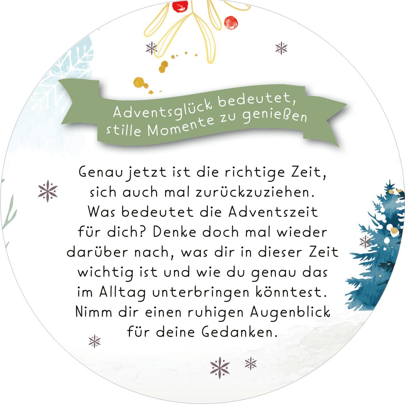 Adventskalender in der Dose. Adventsglück für dich (Mängelexemplar)