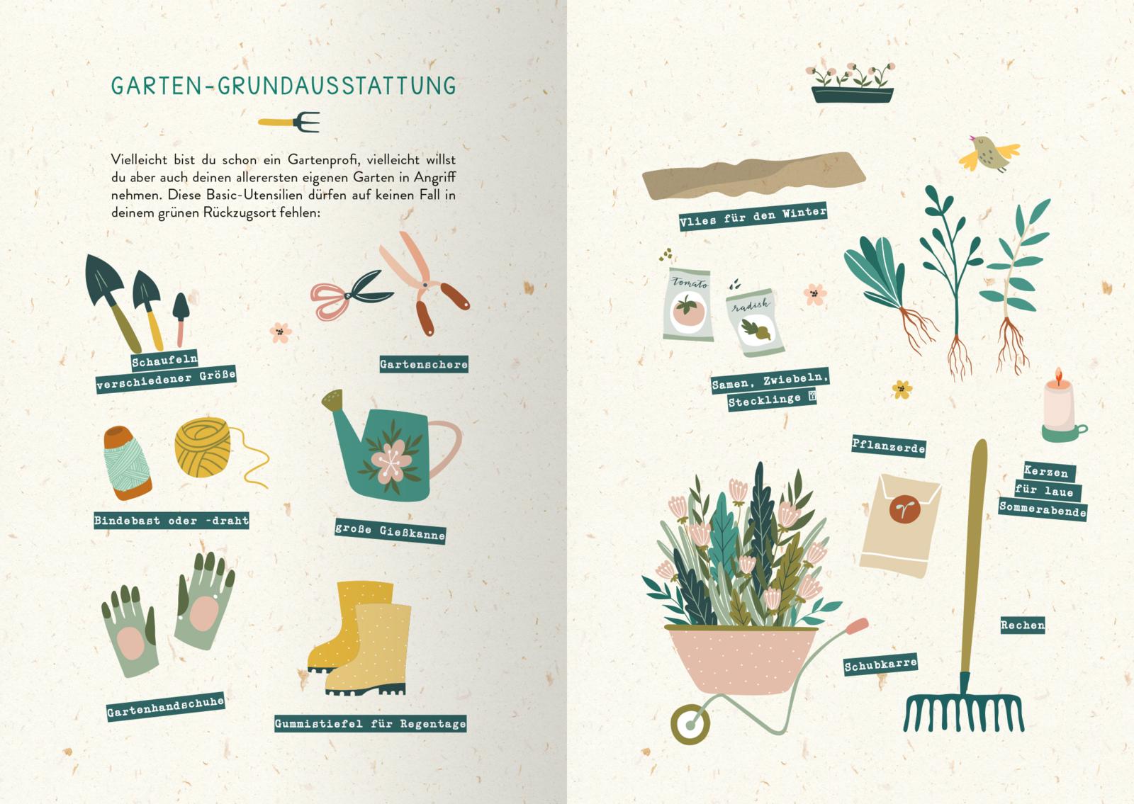 Do something green today. Mein Garten-Eintragbuch
