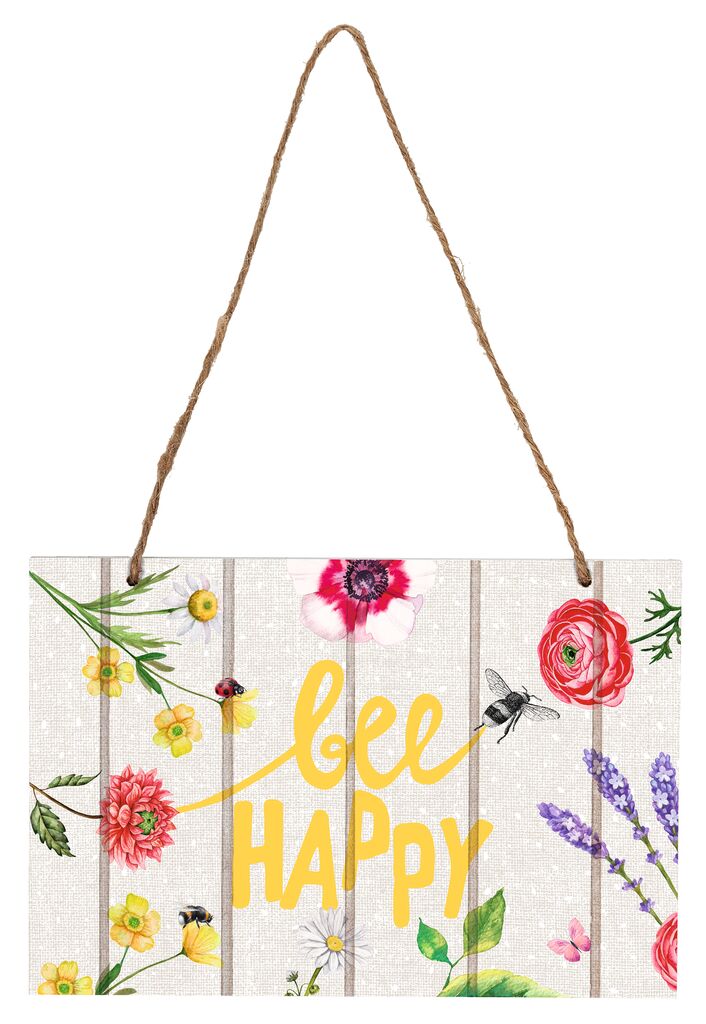 Blatt & Blüte Dekoschild (Motiv wird zufällig gewählt)