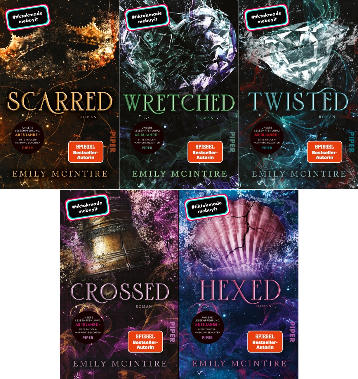 Sparpaket - Never After (Band 2 - 6) (Mängelexemplare)