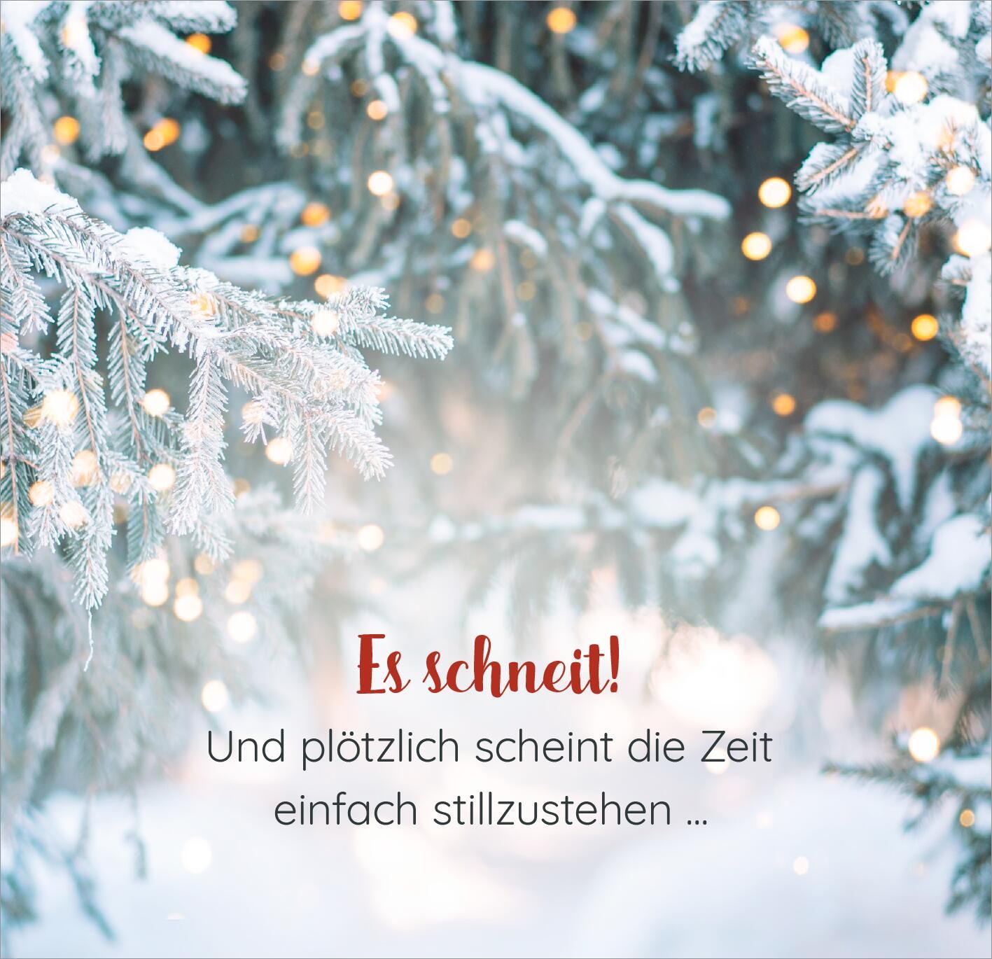 Wenn es draußen schneit … (Mängelexemplar)