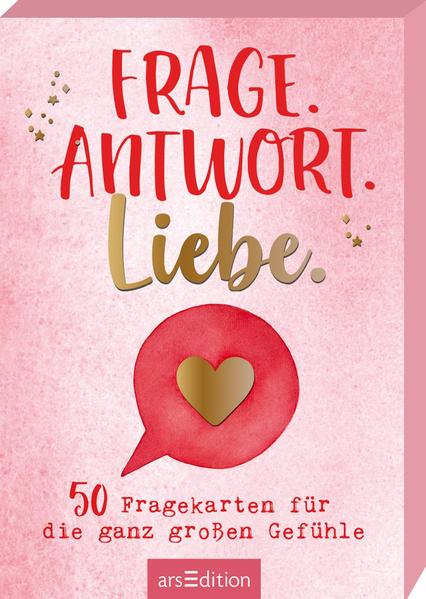 Frage. Antwort. Liebe. - 50 Fragekarten für die ganz großen Gefühle