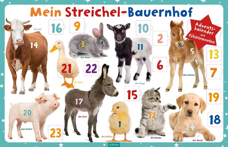 Adventskalender mit Fühlelementen: Mein Streichel-Bauernhof Adventskalender mit Fühlelementen: Mein Streichel-Bauernhof