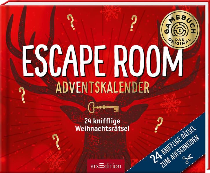 24 knifflige Weihnachtsrätsel. Escape Room Adventskalender (Mängelexemplar)