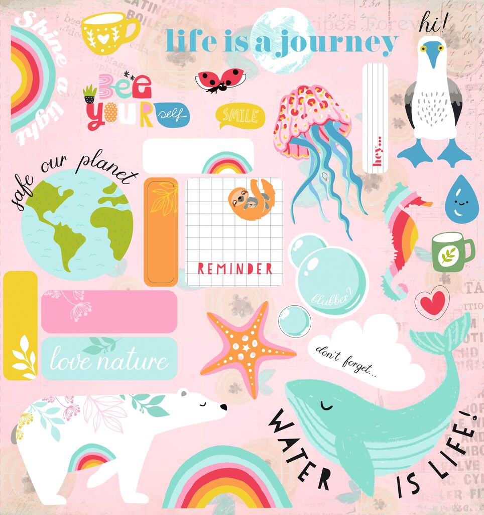 X_Lovely Planet Stickerbuch