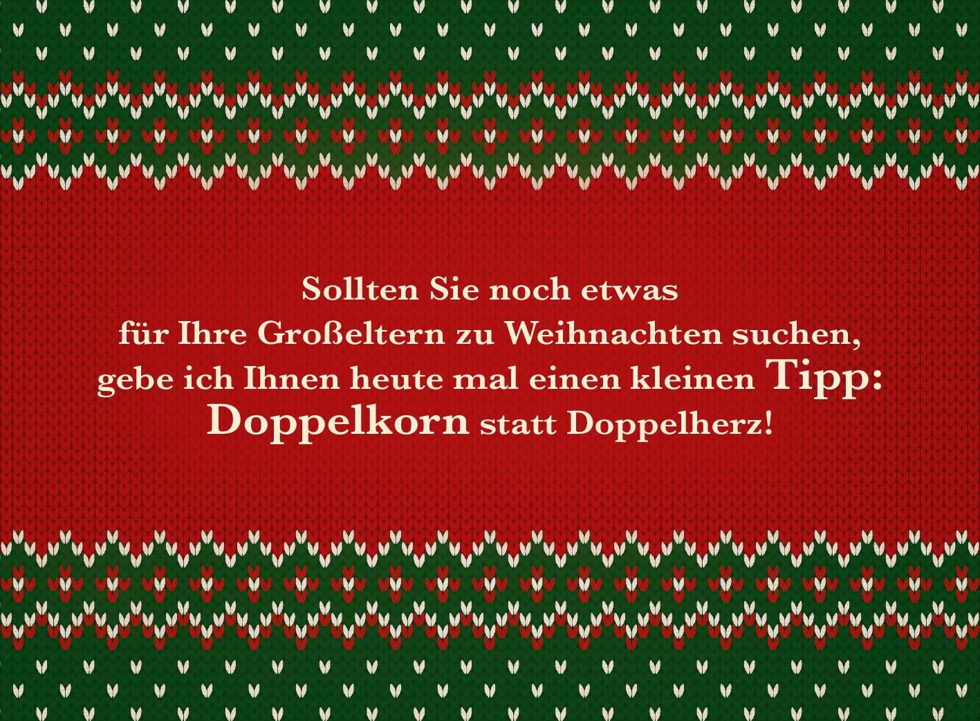Weihnachten kommt immer so plötzlich!