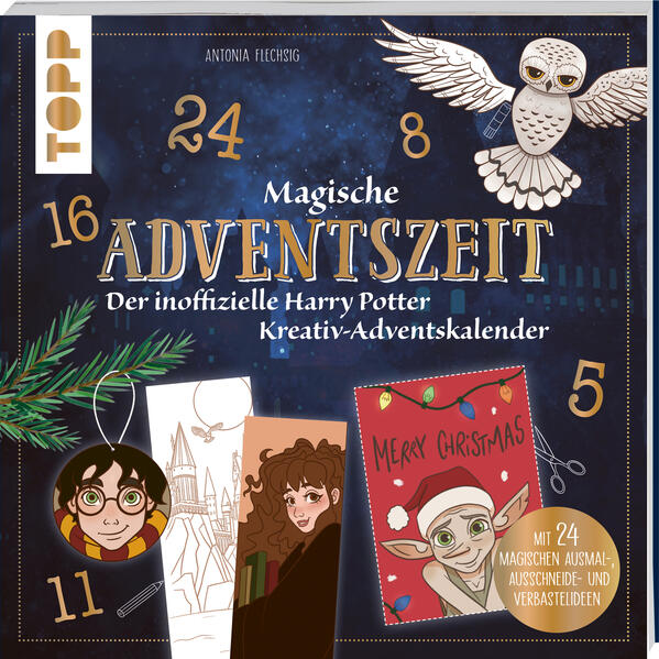 Magische Adventszeit. Der inoffizielle Harry Potter Kreativ-Adventskalender. Adventskalenderbuch (Mängelexemplar)