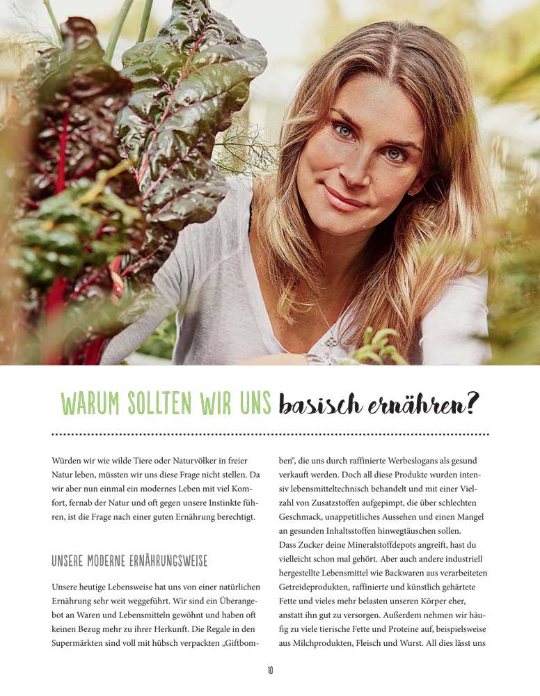 Basisch clean + green für mehr Balance und Wohlbefinden - Mit über 80 leckeren Rezepten