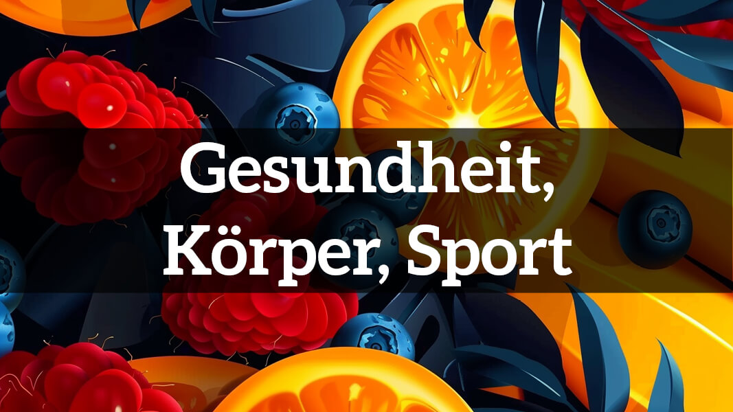 Bücher zum Thema Gesundheit, Körper, Sport