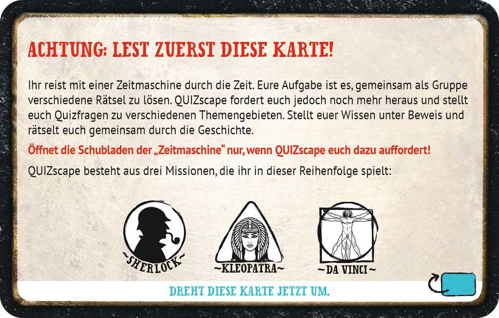 X_QUIZscape - Das Quiz-Escape-Spiel