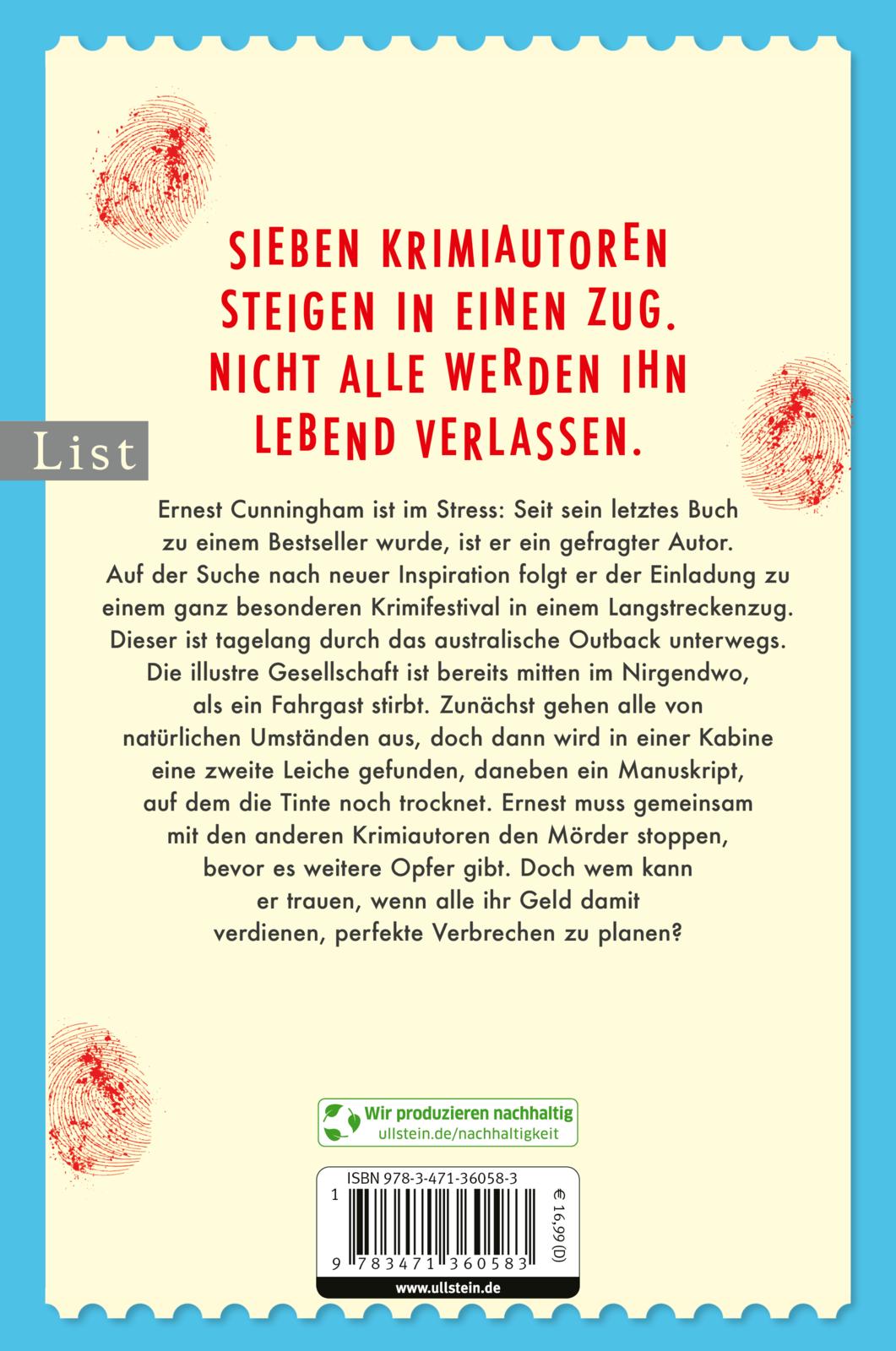 Die mörderischen Cunninghams. Jeder im Zug ist verdächtig (Die mörderischen Cunninghams 2) (Mängelexemplar)