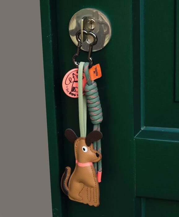 X_Anhänger Dog Charm (Farbe wird zufällig gewählt)