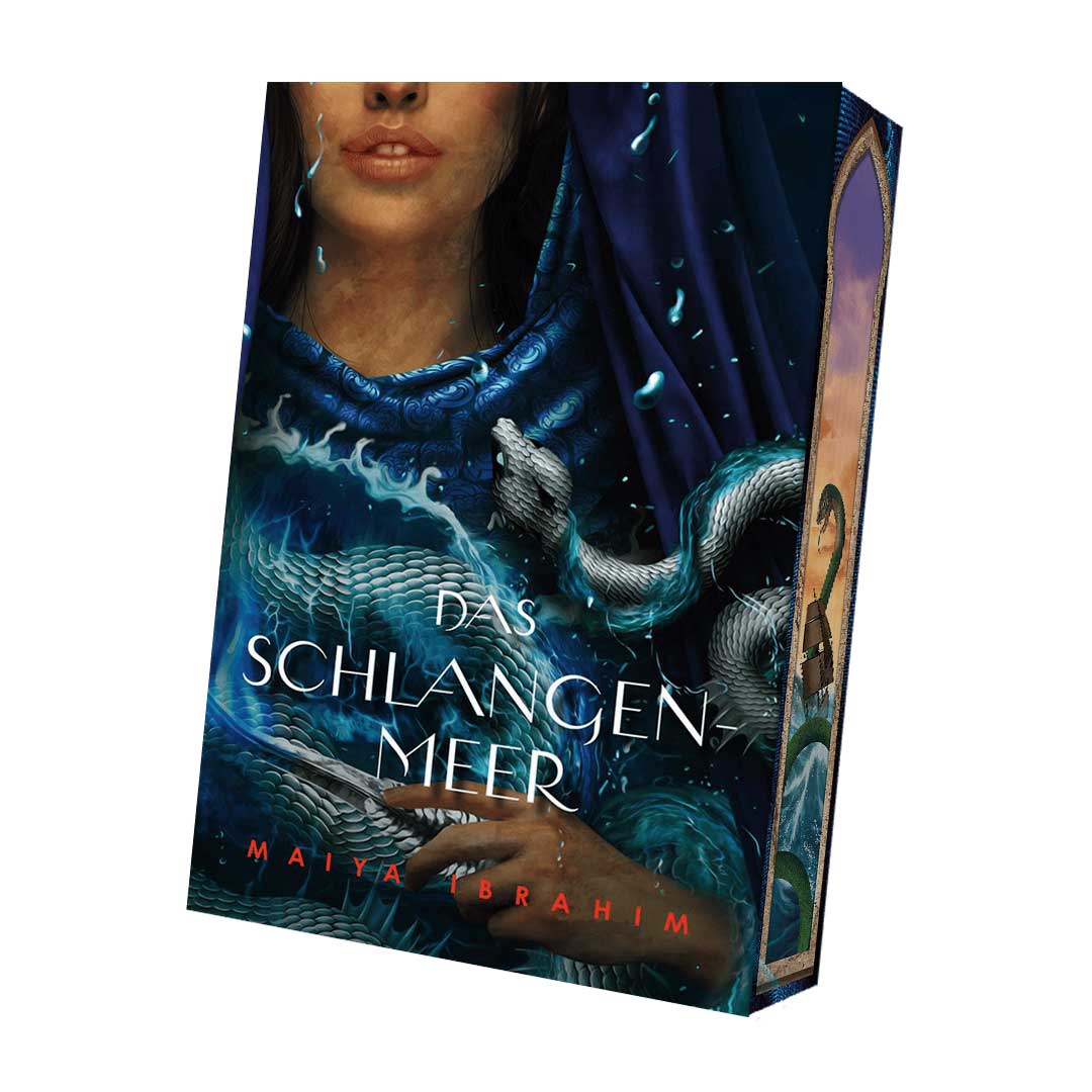 Das Schlangenmeer - Exklusivausgabe mit Farbschnitt - Bücherbüchse (Mängelexemplar)