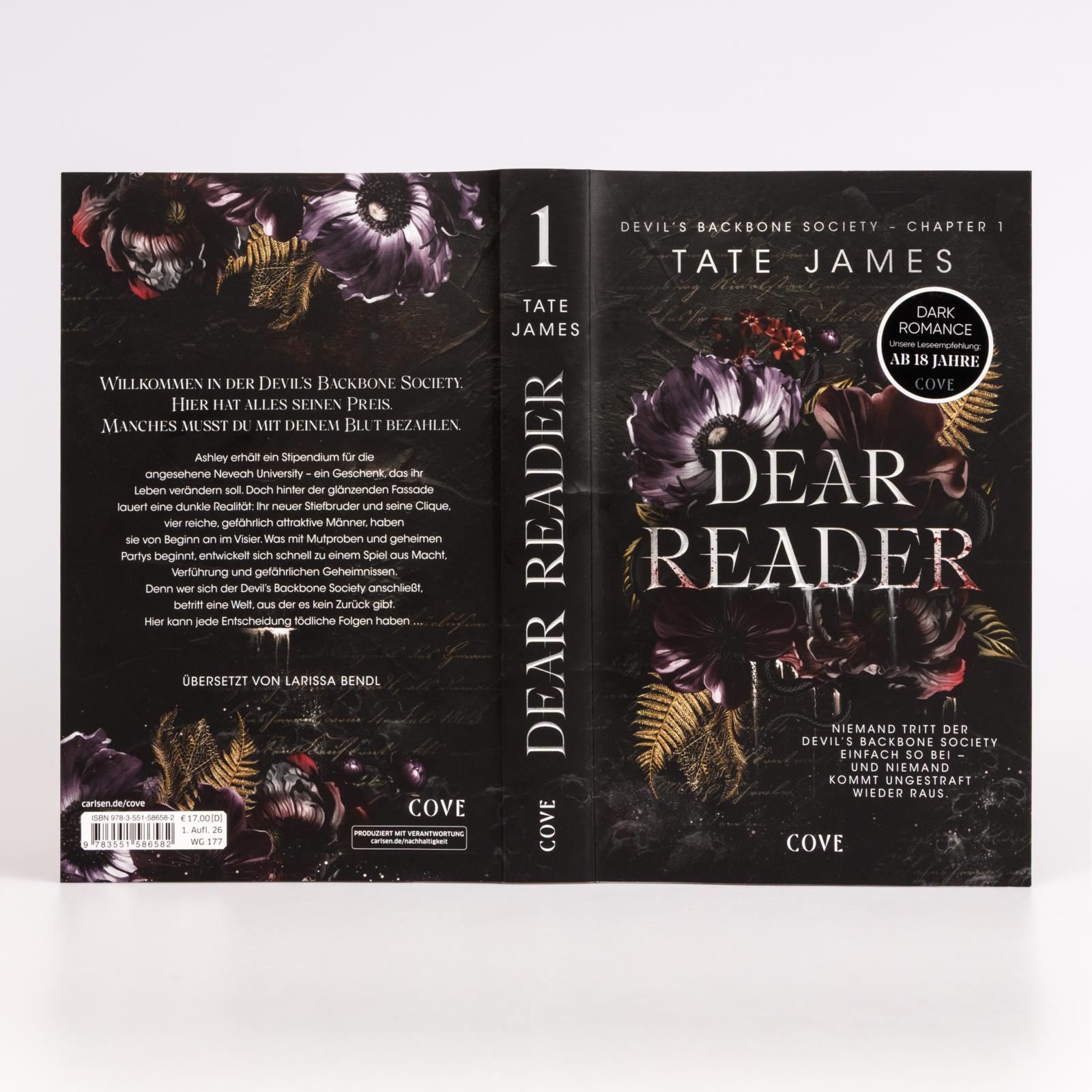 Dear Reader (Devil's Backbone Society 1) (Mängelexemplar)