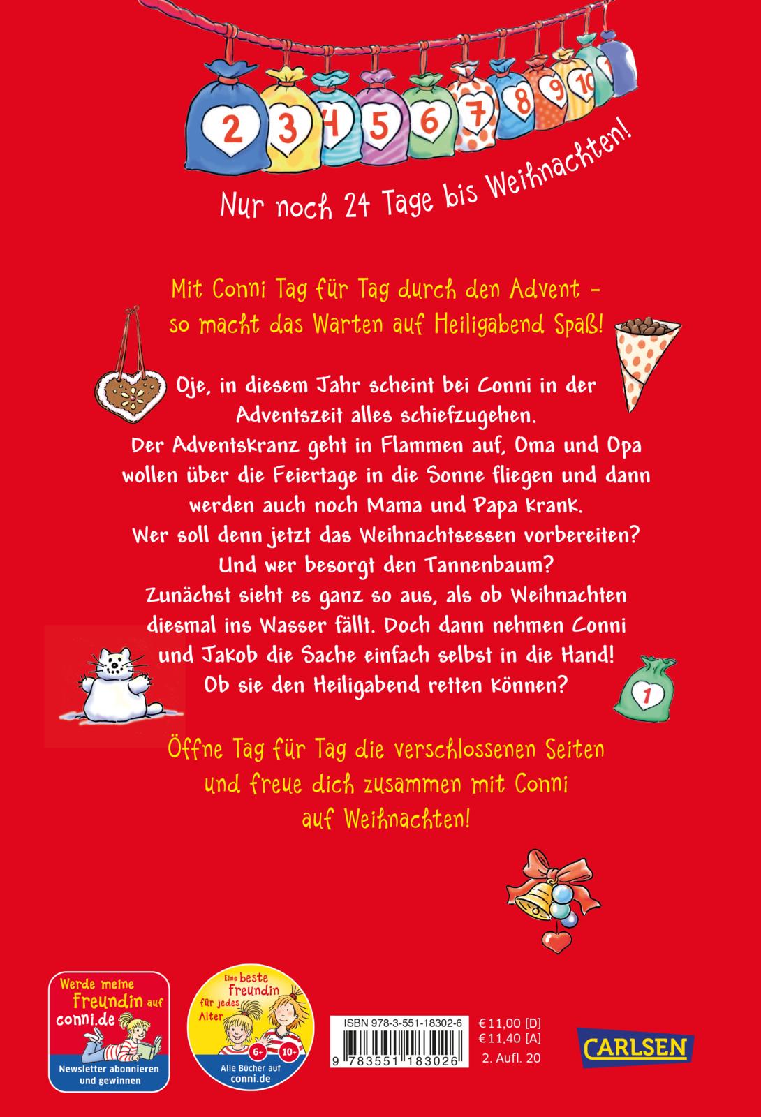 Meine Freundin Conni - Connis großer Adventskalender - 24 Tage bis Weihnachten (Mängelexemplar)
