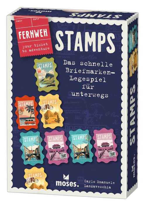 X_Fernweh STAMPS - Das schnelle Briefmarken-Legespiel für unterwegs