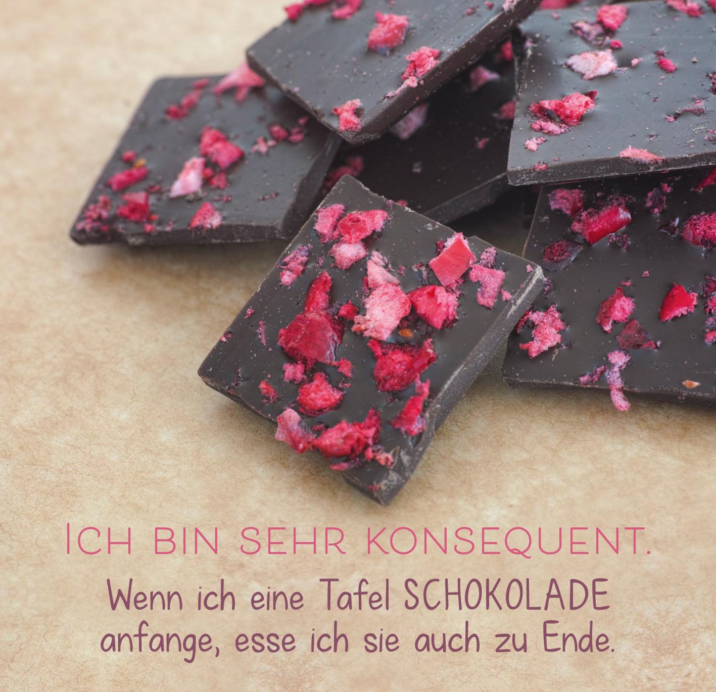Schokolade fragt nicht, Schokolade versteht - Glücksgefühle für dich
