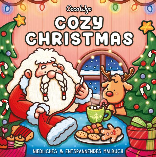 Cozy Christmas - Malbuch für Erwachsene, Teenager und Kinder (Mängelexemplar)
