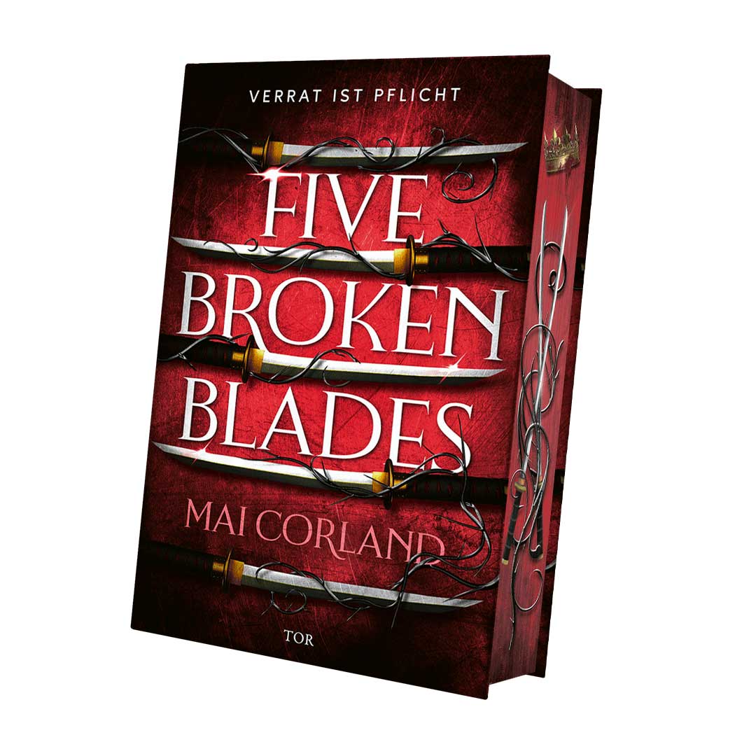 Five Broken Blades - Exklusivausgabe mit Farbschnitt - Bücherbüchse (Mängelexemplar)