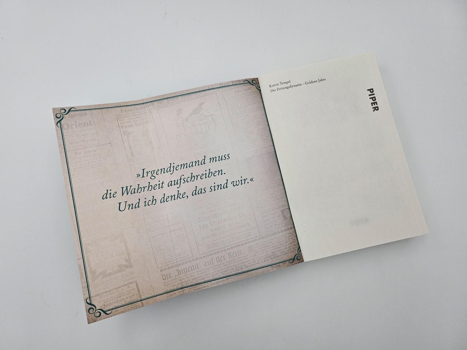 Die Zeitungsdynastie – Goldene Jahre (Mängelexemplar)