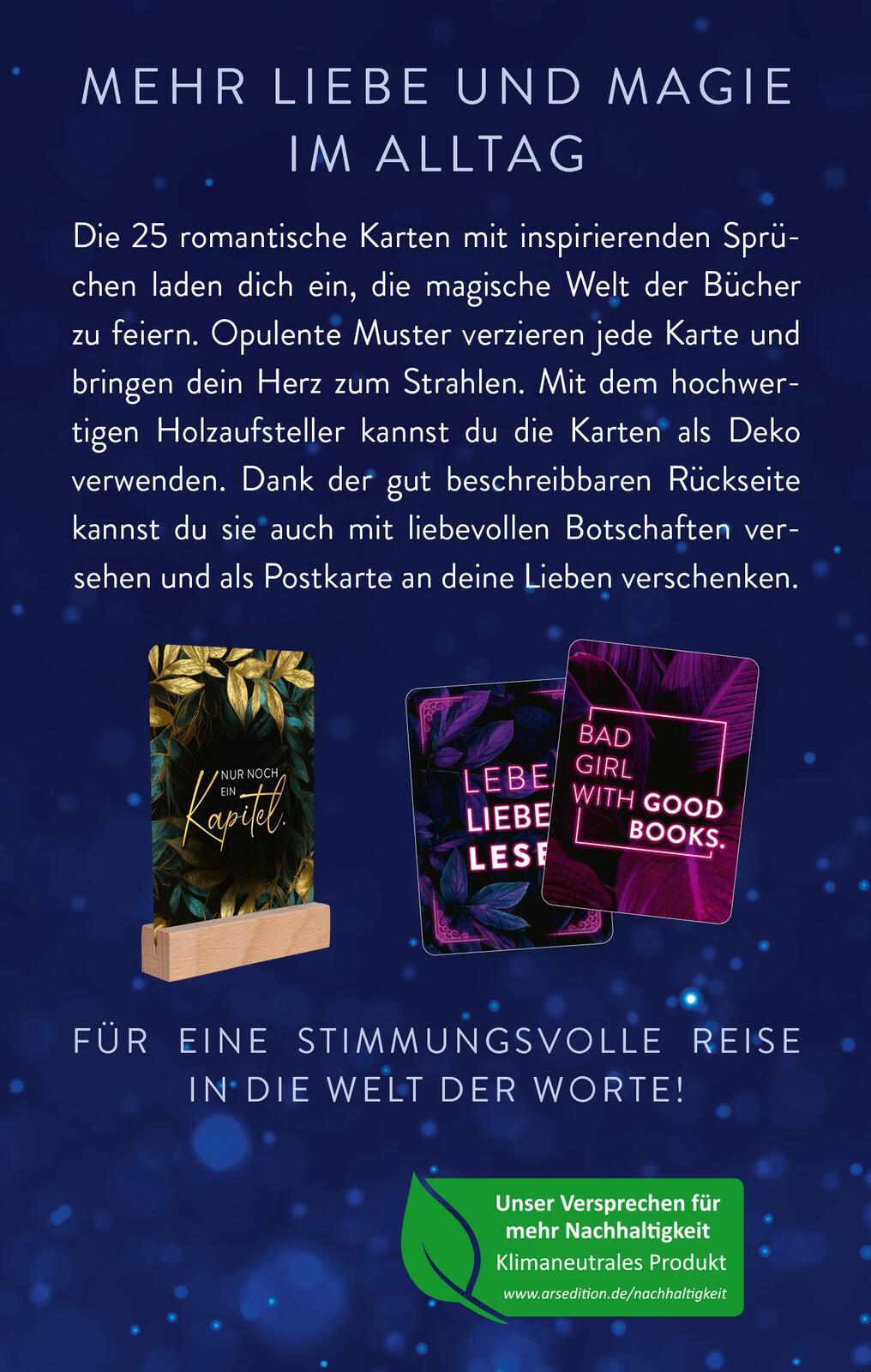 myNOTES Papeterie: Kartenbox Romance - HAPPY ENDS ONLY