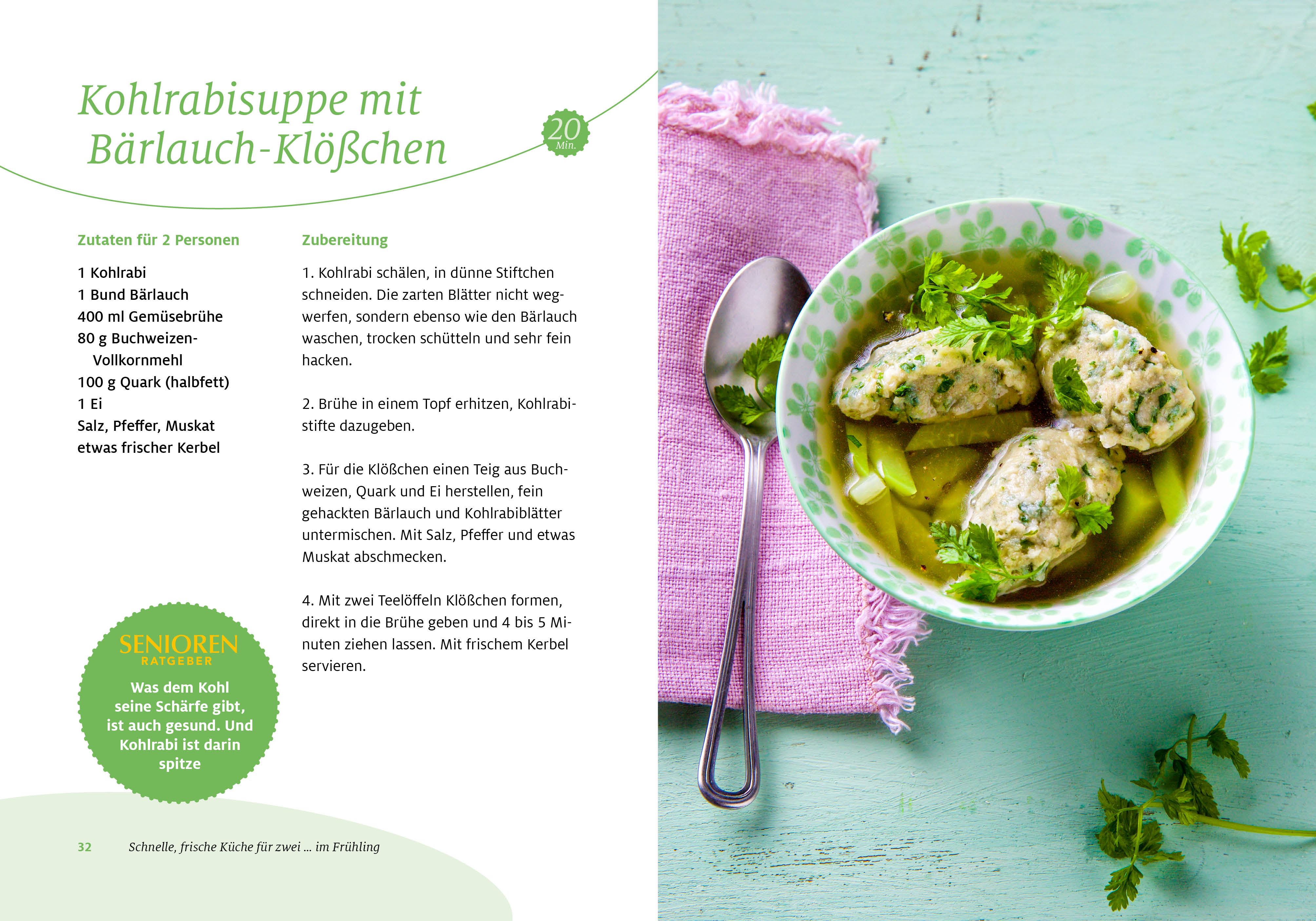 Senioren Ratgeber: Schnelle, frische Küche für zwei (Mängelexemplar)