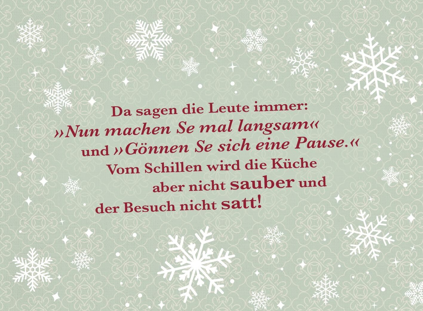 Weihnachten kommt immer so plötzlich!