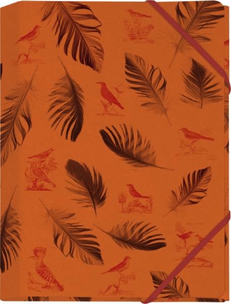 Pasta für Nachtigallen Mini-Sammelmappe - Schwarze Federn