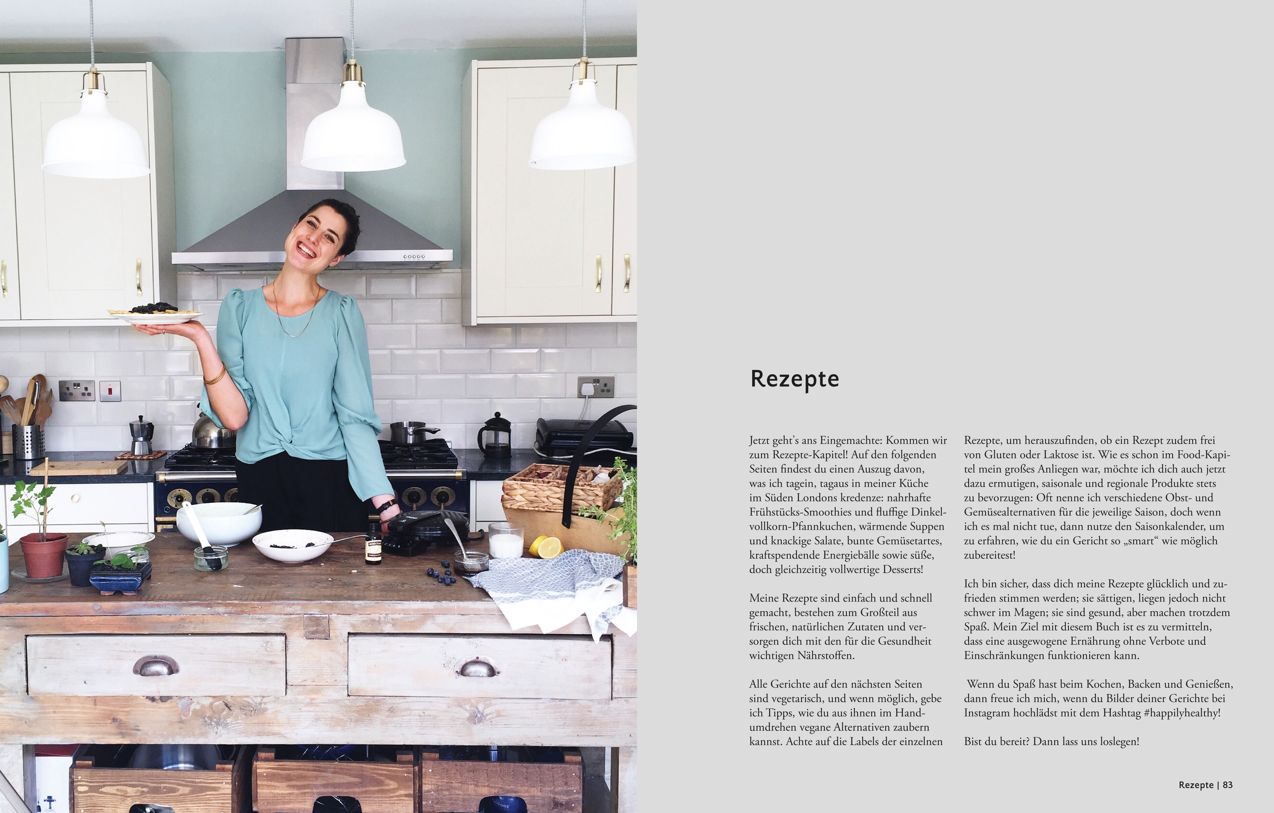 Happily Healthy - Mit Rezepten, Fitness, Yoga zum gesunden & glücklichen Leben (Mängelexemplar)