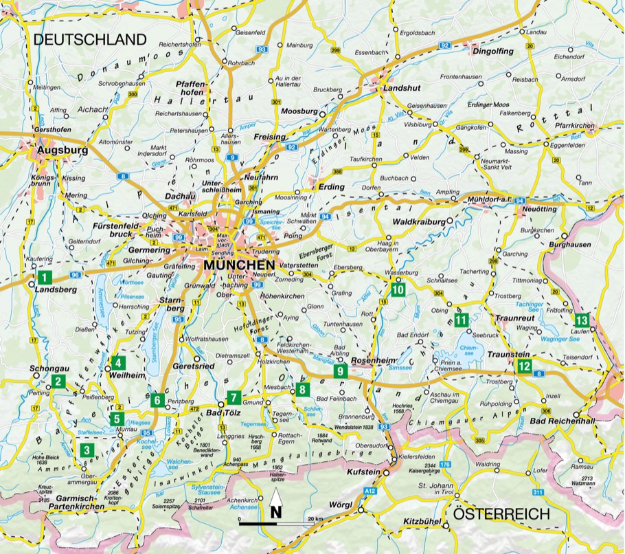Wochenend und Radelglück – Kleine Fahrrad-Auszeiten in Oberbayern (Mängelexemplar)