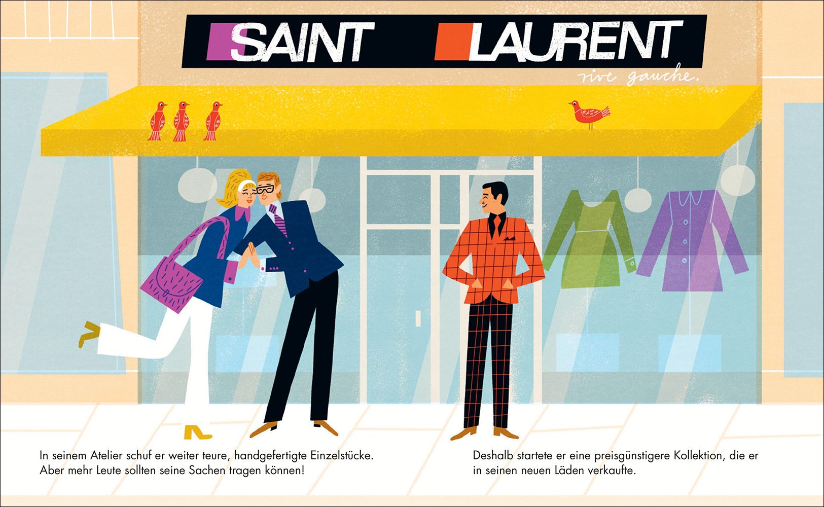 Yves Saint Laurent – Little People, BIG DREAMS (Deutsche Ausgabe) (Mängelexemplar)