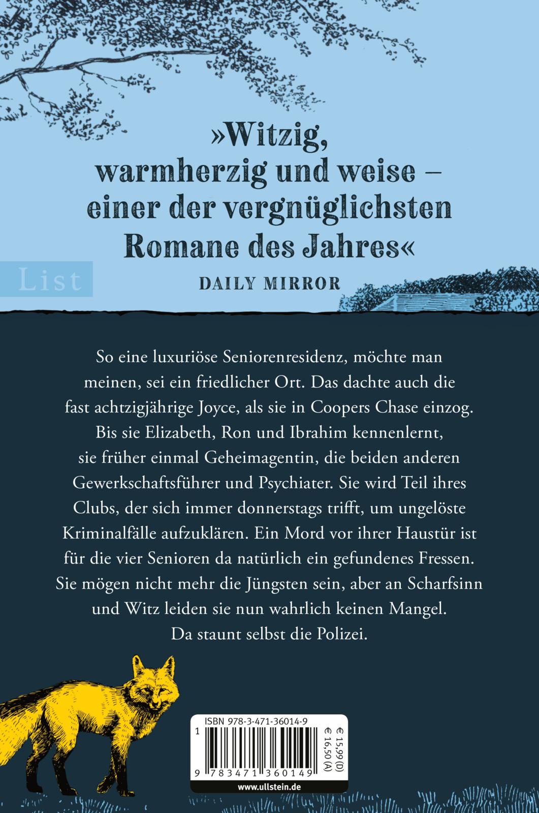 Der Donnerstagsmordclub (Die Mordclub-Serie 1) Kriminalroman (Mängelexemplar)