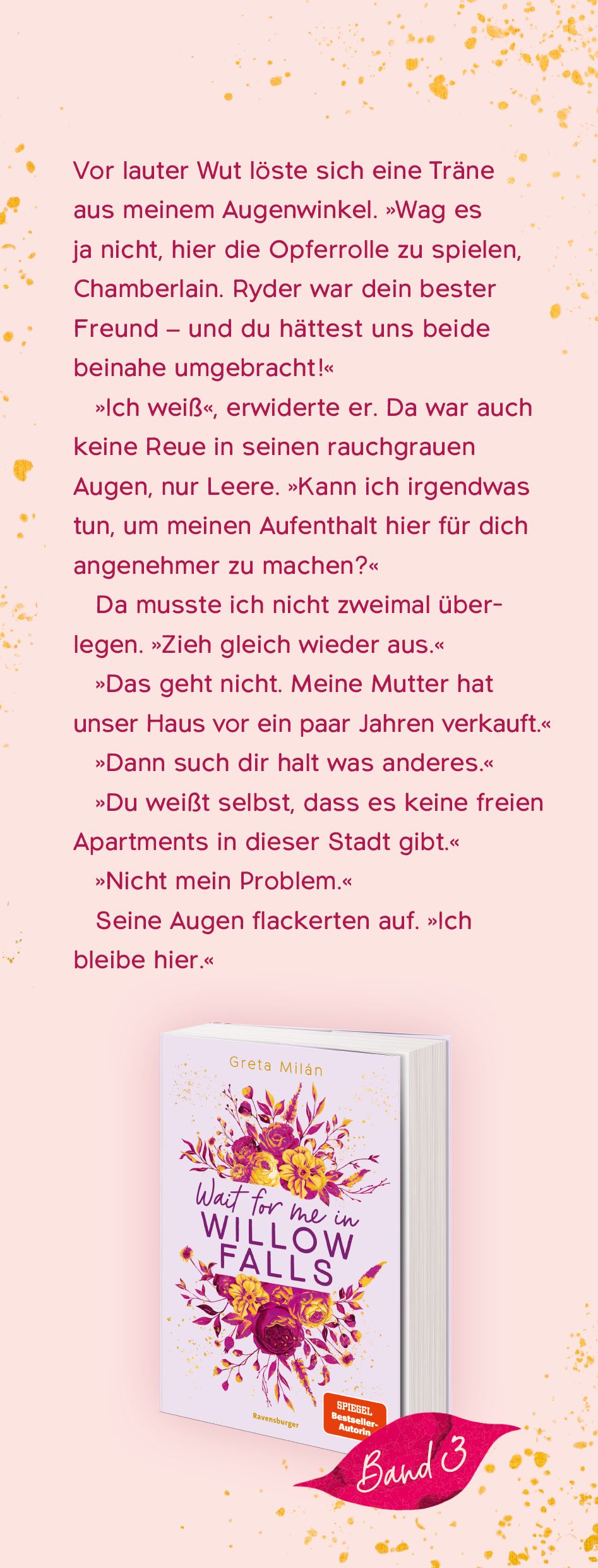 Willow-Falls-Reihe, Band 2 - Stay With Me in Willow Falls (Mängelexemplar)