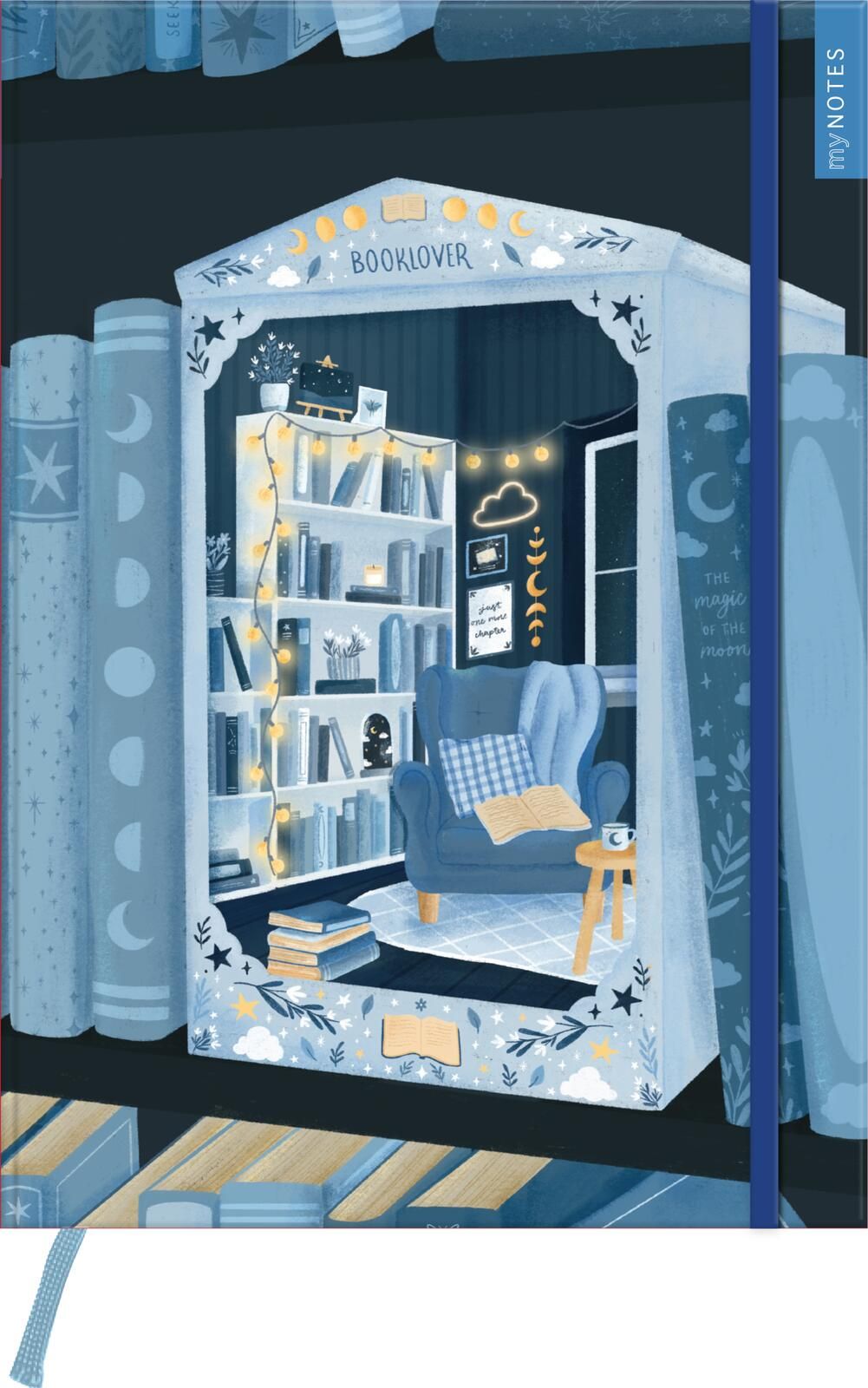 myNOTES Papeterie: Notizbuch A4 Book Nook