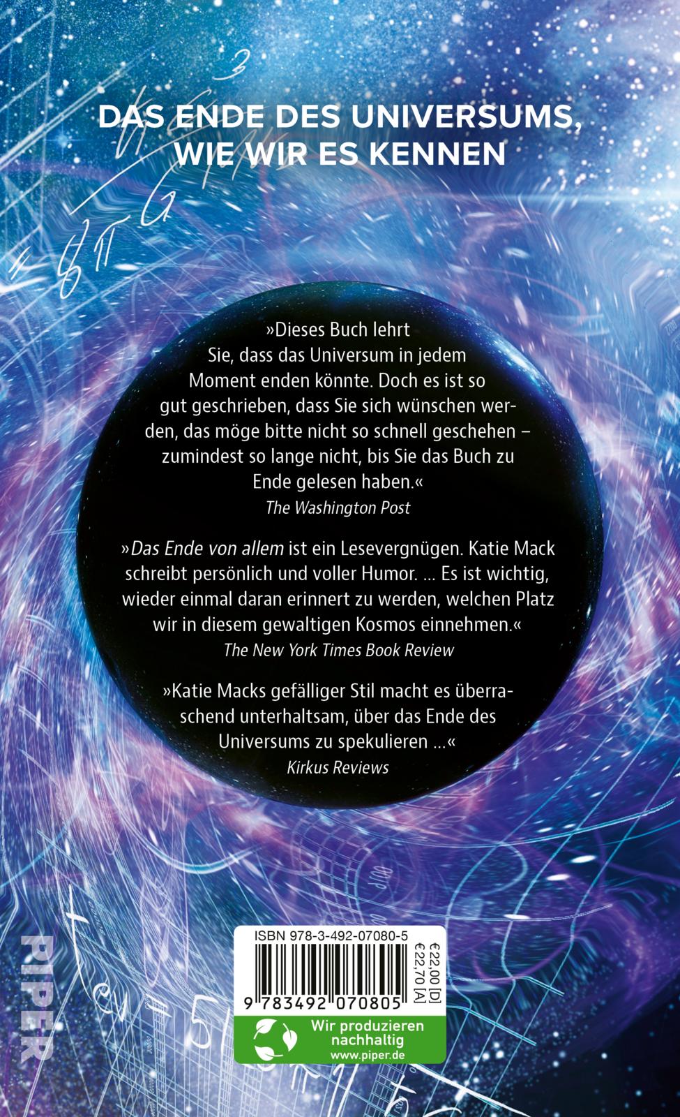 Das Ende von allem - astrophysikalisch betrachtet