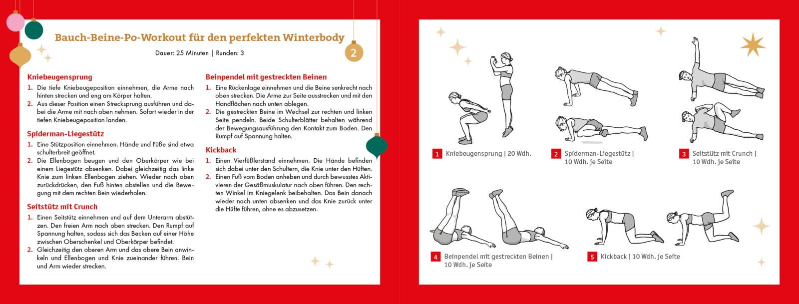 24 Workouts für den Advent (Mängelexemplar)