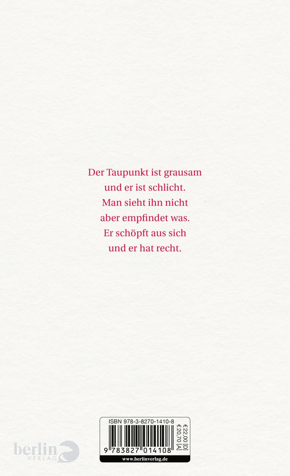 Taupunkt - Gedichte (Mängelexemplar)