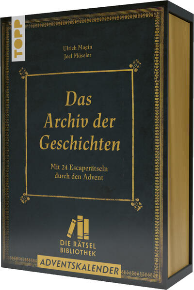 Die Rätselbibliothek. Adventskalender – Das Archiv der Geschichten: Mit 24 Escape-Rätseln durch den Advent (Mängelexemplar)