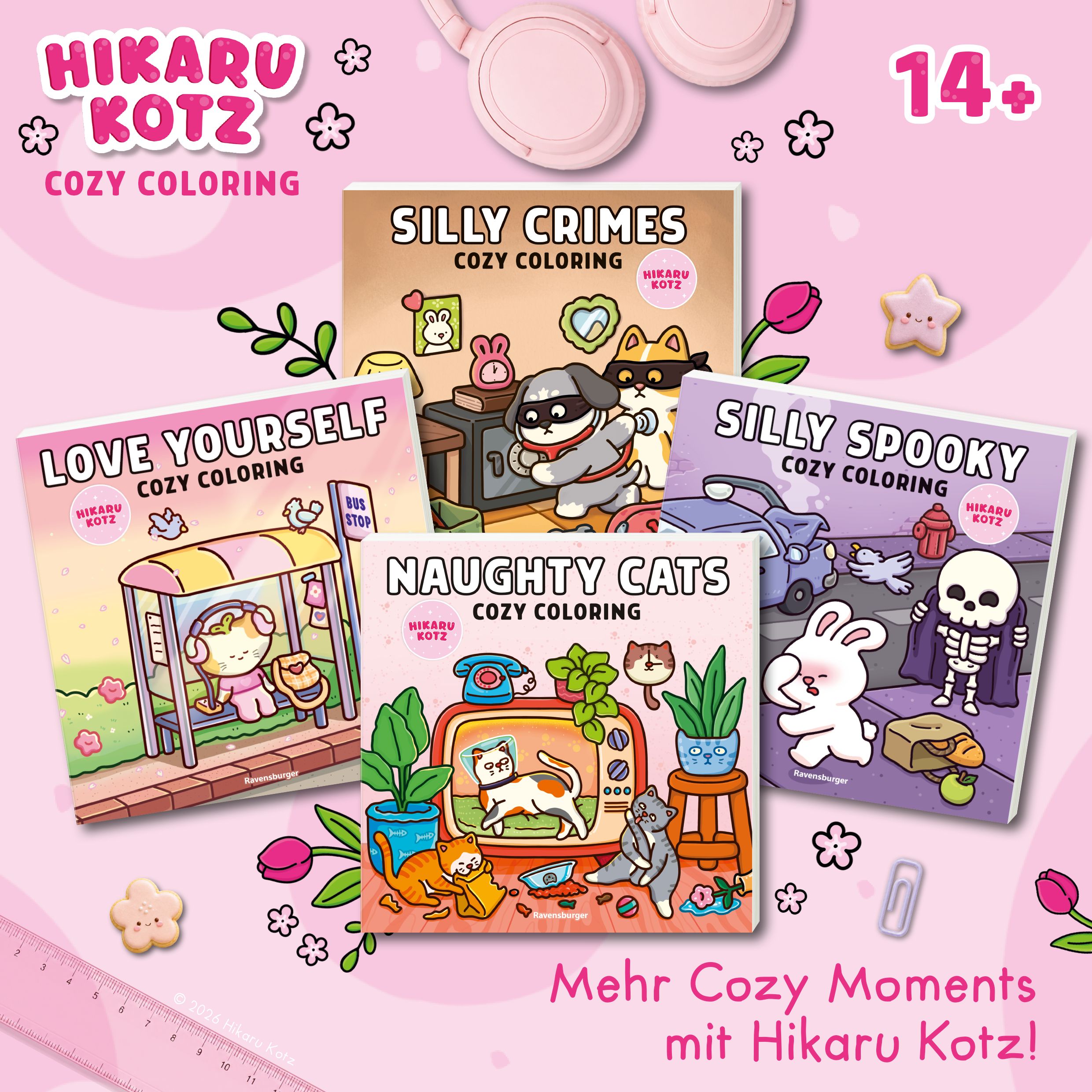 Cozy Coloring - Silly Spooky (Mängelexemplar)