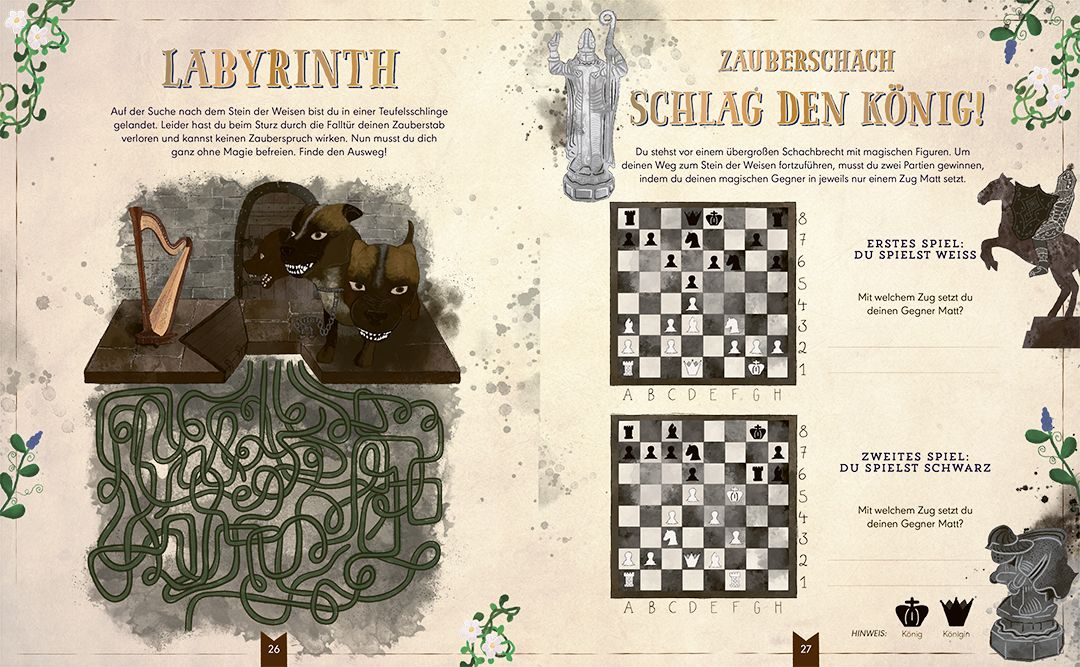 Das inoffizielle Film-Rätselbuch für Potter-Fans. Über 100 Rätsel, Quizfragen und Knobelaufgaben zu den Kino-Erfolgen (Mängelexemplar)