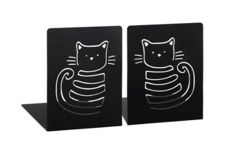 X_libri_x Buchstütze Miau 2er Set