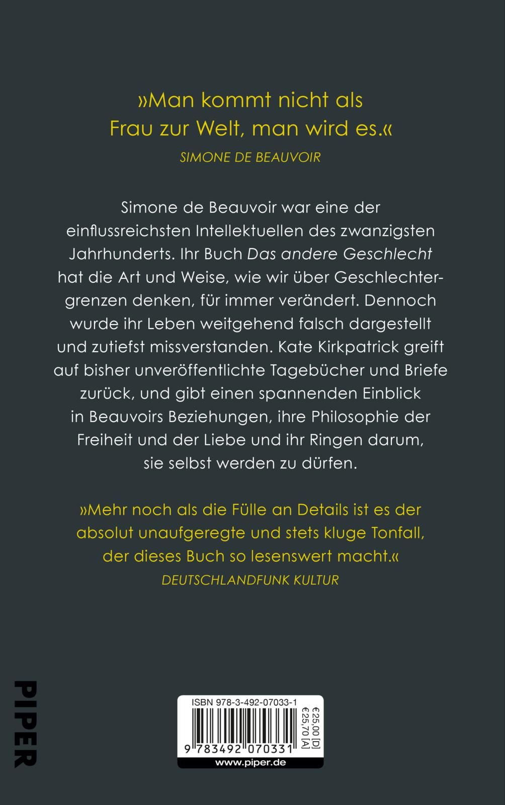 Simone de Beauvoir - Ein modernes Leben