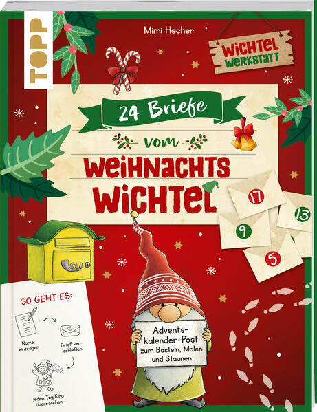 c93d9fccaa6faf0637b9e075241d438f1729862619 24 Briefe vom Weihnachtswichtel Adventskalenderbuch (Mängelexemplar)