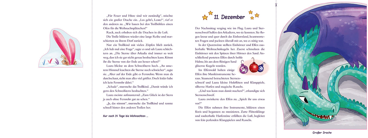 Sternenschweif, Weihnachten im Einhornland (Mängelexemplar)