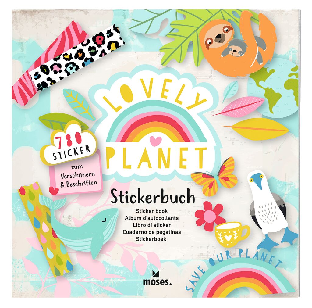 X_Lovely Planet Stickerbuch