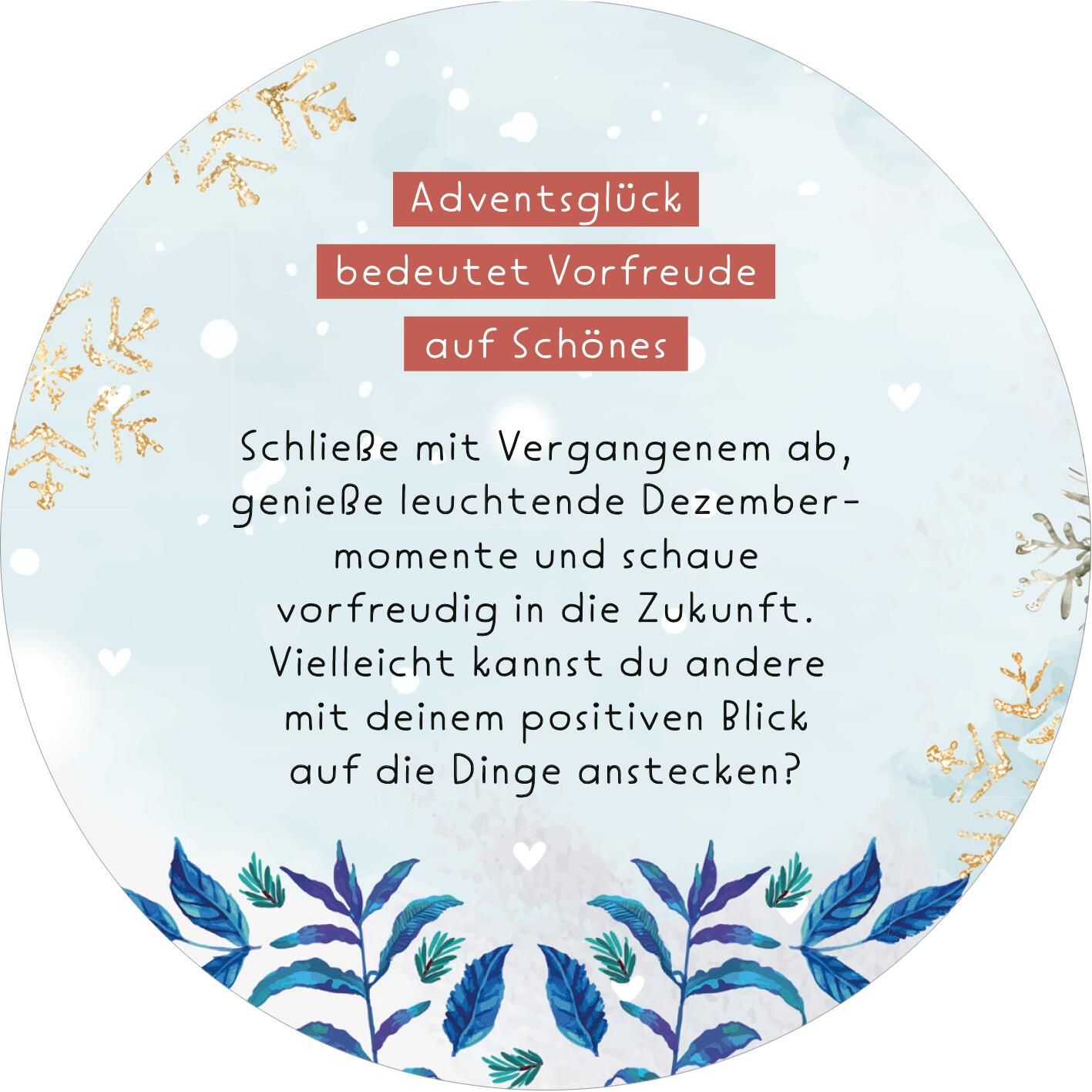 Adventskalender in der Dose. Adventsglück für dich (Mängelexemplar)