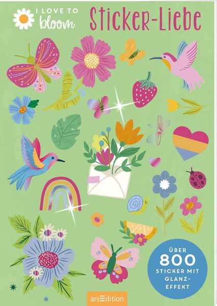 I Love to Bloom – Sticker-Liebe