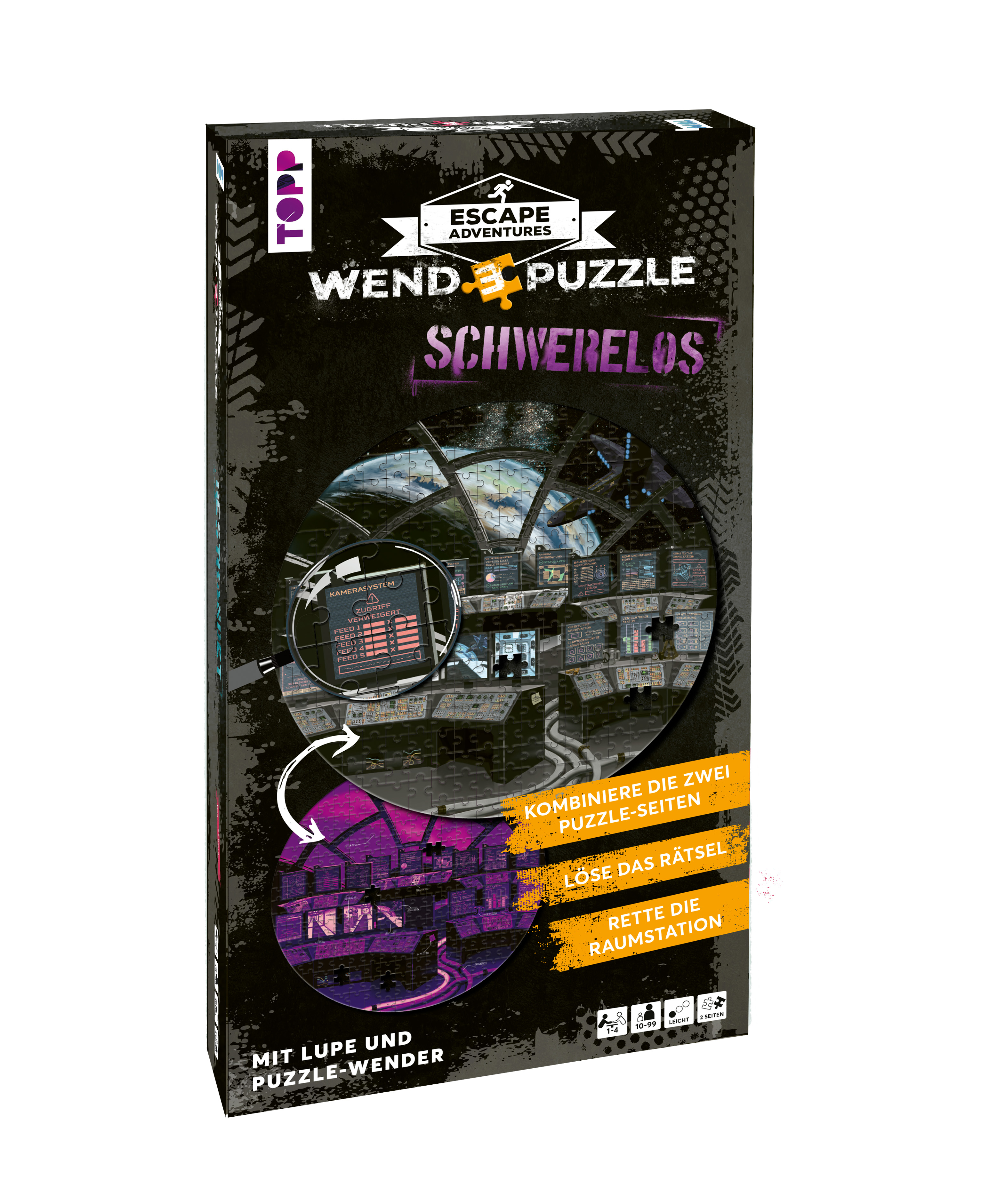 Sale: TOPP Escape Adventures – Wendepuzzle: Schwerelos – 280 Teile