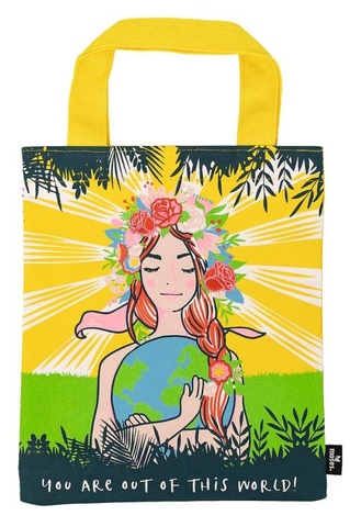 X_Basically it's magic Büchertasche Flowers